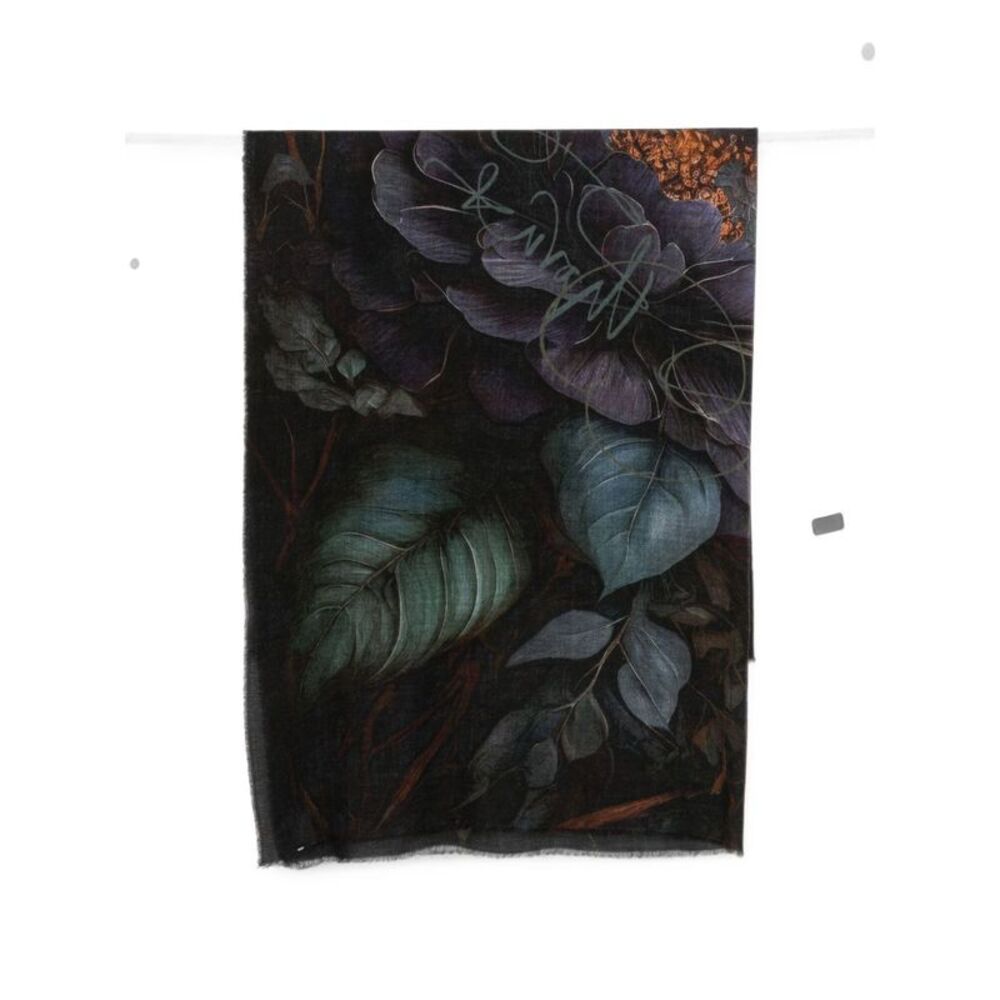 Faliero Sarti Women No Roses Print Wool Stole